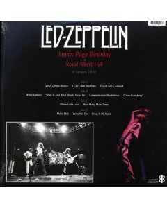 Led Zeppelin - Jimmy Page Birthday At Royal Albert Hall 9 January 1970 (2xLP)