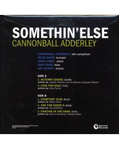 Cannonball Adderley - Somethin' Else (180g) (green vinyl)