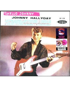 HALLYDAY,JOHNNY - HELLO JOHNNY GRAVE  (ETCHED PINK VINYL)