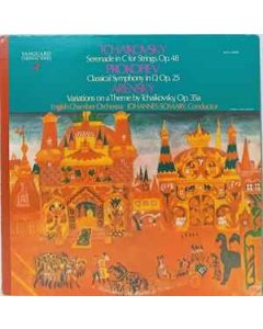 Tchaikovsky*, Prokofiev*, Arensky*, English Chamber Orchestra, Johannes Somary ‎– Serenade In C For Strings, Op. 48 / Classical Symphony In D, Op. 25 / Variations On A Theme By Tchaikovsky, Op. 35a