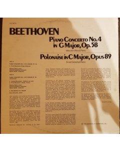 Ludwig van Beethoven - Piano Concerto No. 4 In G Major, Op.58 / Polonaise In C Major, Opus 89