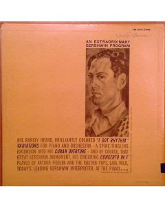 George Gershwin : Boston Pops Orchestra / Arthur Fiedler, Earl Wild - Concerto In F / Cuban Overture / "I Got Rhythm" Variations