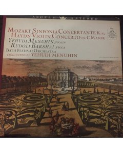 Wolfgang Amadeus Mozart / Joseph Haydn - Yehudi Menuhin, Rudolf Barshai, Bath Festival Orchestra - Sinfonia Concertante K. 364 / Violin Concerto In C Major