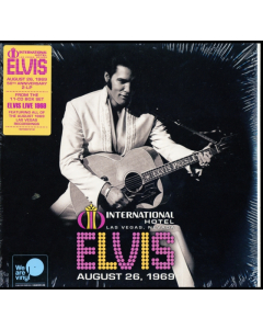 PRESLEY, ELVIS - LIVE AT THE INTERNATIONAL HOTEL, LAS VEGAS, NV AUGUST 26, 1969 (2LP/140G/ DL INSERT)