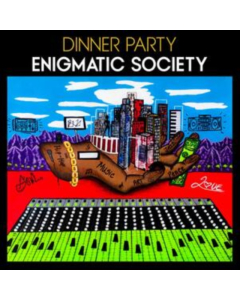 DINNER PARTY - ENIGMATIC SOCIETY (BLACK & WHITW VINYL)