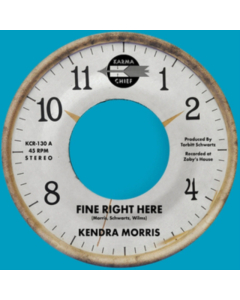 MORRIS,KENDRA - FINE RIGHT HERE / BIRTHDAY SONG (BLUE FROSTING 7INCH)