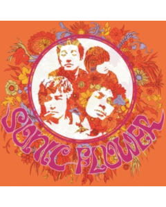 SONIC FLOWER - SONIC FLOWER (ORANGE TRANSPARENT BACKGROUND RED SPLATTER VINYL)