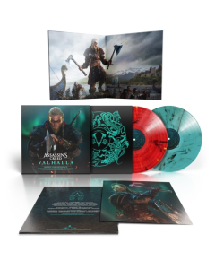 KYD,JESPER - ASSASSIN'S CREED VALHALLA - JESPER KYD, SARAH SCHACHNER & EINAR SELVIK (1-RED/1-GREEN VINYL)