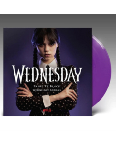 WEDNESDAY ADDAMS - WEDNESDAY - PAINT IT BLACK/MAIN TITLES (TRANS PURPLE VINYL)