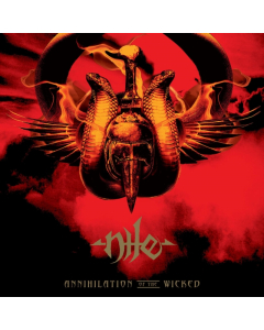 NILE - ANNIHILATION OF THE WICKED (BLOOD RED WITH GOLD VINYL/BLACK & HALLOWEEN ORANGE SPLATTER VINYL/2LP)