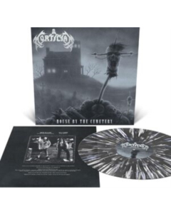 MORTICIAN - HOUSE BY THE CEMETERY (BLACK ICE WITH WHITE & BABY BLUE SPLATTER VINYL)