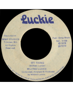 LUCKIE,WILFRED - MY THING B/W WAIT FOR ME (OPAQUE BLUE 7INCH)