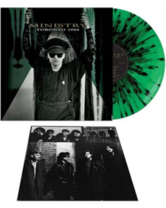 MINISTRY - TORONTO 1986 (GREEN & BLACK SPLATTER VINYL)