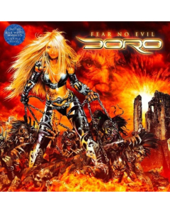 DORO - FEAR NO EVIL (BLUE WHITE MARBLED VINYL)