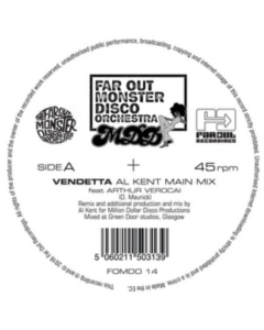 FAR OUT MONSTER DISCO ORCHESTRA / ARTHUR VEROCAI - VENDETTA (AL KENT REMIX)