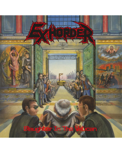 EXHORDER - SLAUGHTER IN THE VATICAN (LIMITED/CRYSTAL CLEAR & BLACK MARBLED VINYL/180G/INSERT/NUMBERED)