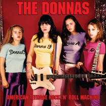 DONNAS - AMERICAN TEENAGE ROCK 'N' ROLL MACHINE (FIRE ORANGE WITH BLACK SWIRL VINYL)