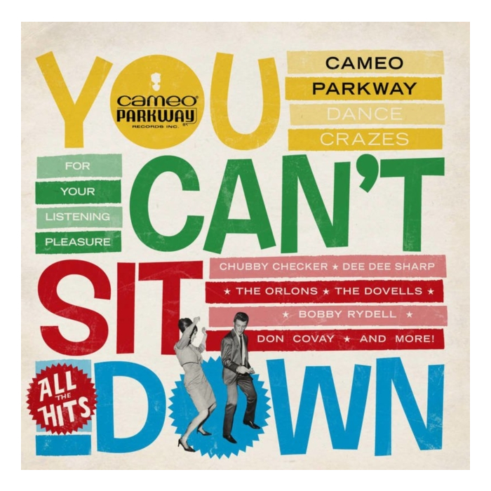 VARIOUS ARTISTS - YOU CAN'T SIT DOWN CAMEO PARKWAY DANCE CRAZES 1958-64 (U.K COLLECTION) (YELLOW VINYL/2LP/180G) (RSD)
