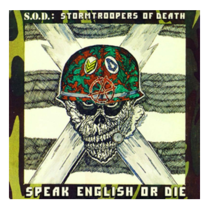 S.O.D. - SPEAK ENGLISH OR DIE (OLIVE GREEN WITH RED SPLATTER VINYL)