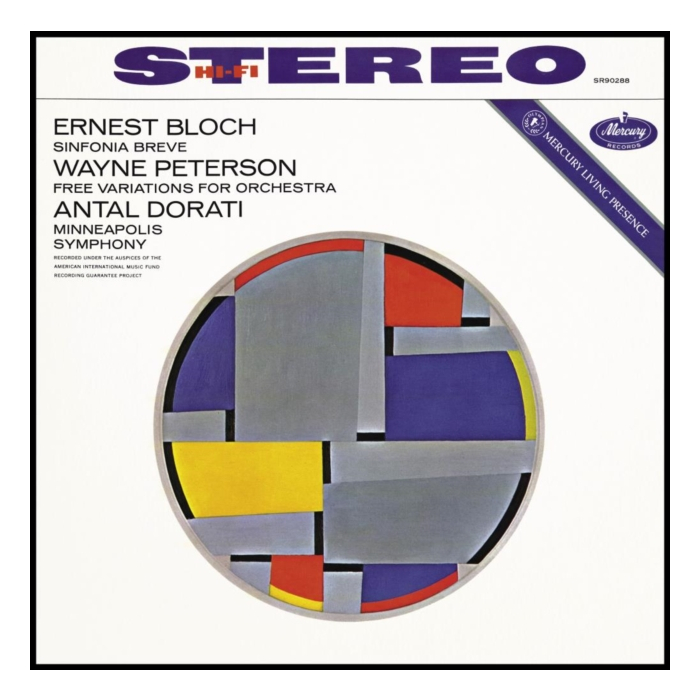 MINNEAPOLIS SYMPHONY ORCHESTRA; ANTAL DORATI - BLOCH: SINFONIA SACRA