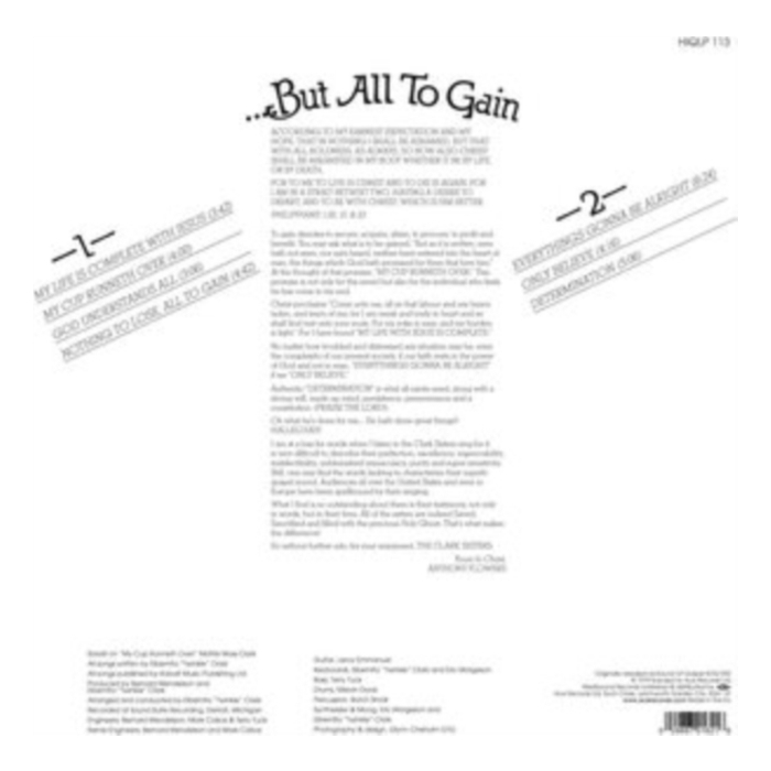 CLARK SISTERS - HE GAVE ME NOTHING TO LOSE
