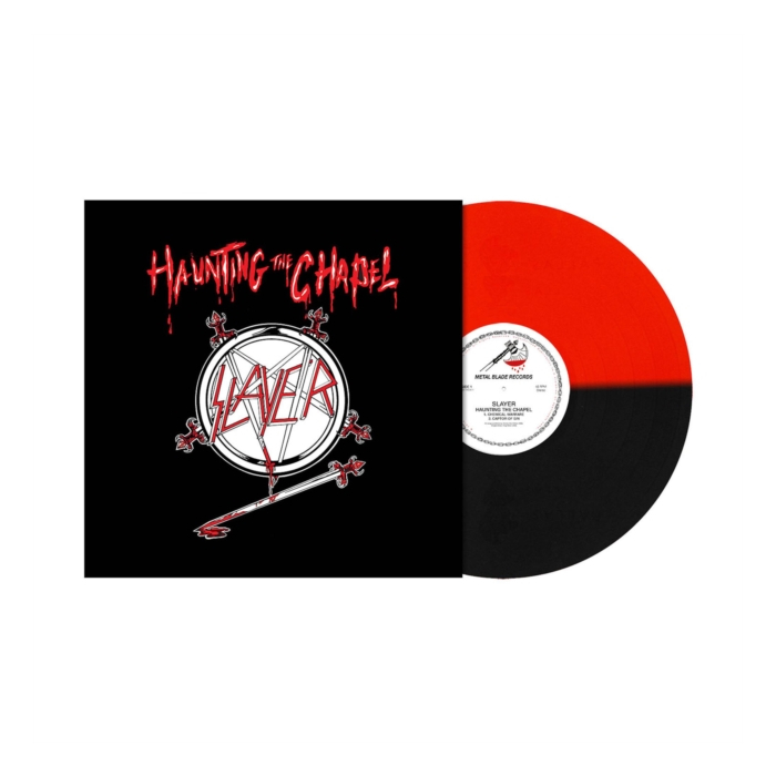 SLAYER - HAUNTING THE CHAPEL (RED & BLACK SPLIT VINYL)