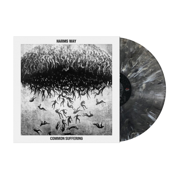 HARMS WAY - COMMON SUFFERING (GREY BLACK WHITE MARBLE VINYL)