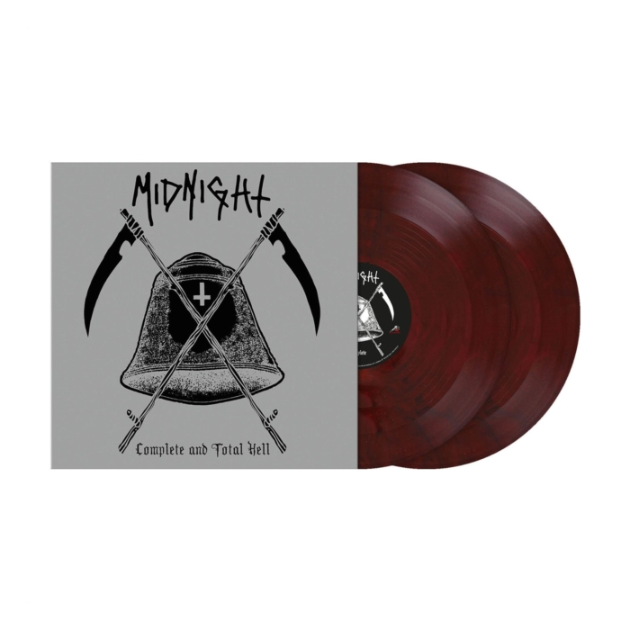MIDNIGHT - COMPLETE & TOTAL HELL (2LP/RED/BLACK MARBLED VINYL)