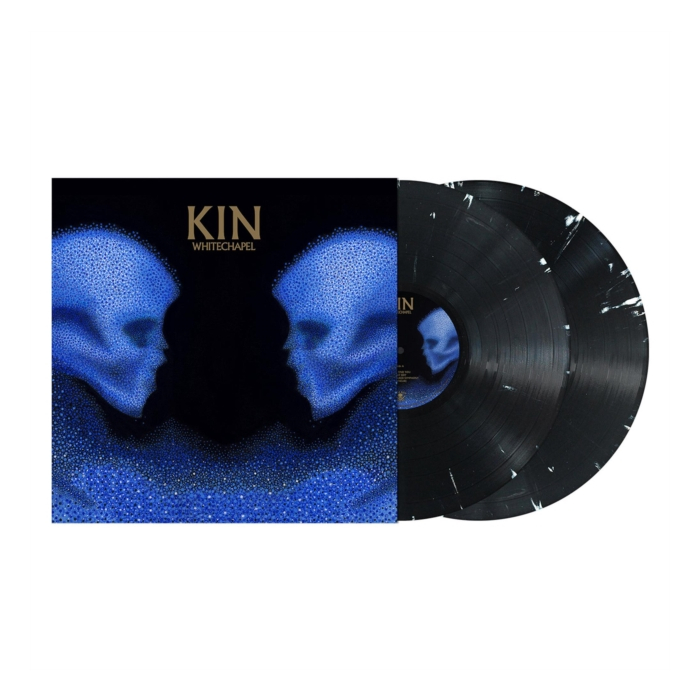 WHITECHAPEL - KIN (BLACK W/ WHITE EDGING SPLATTER VINYL) (I)