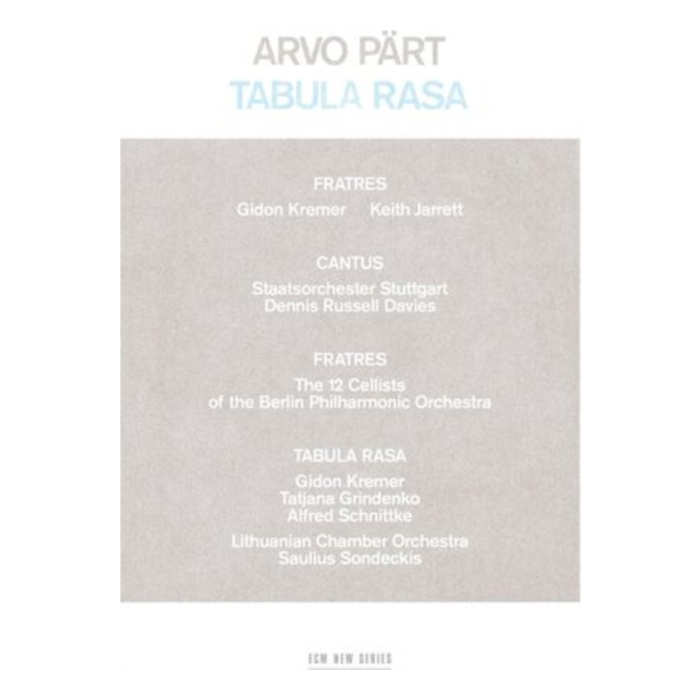 Arvo Part - Tabula Rasa 