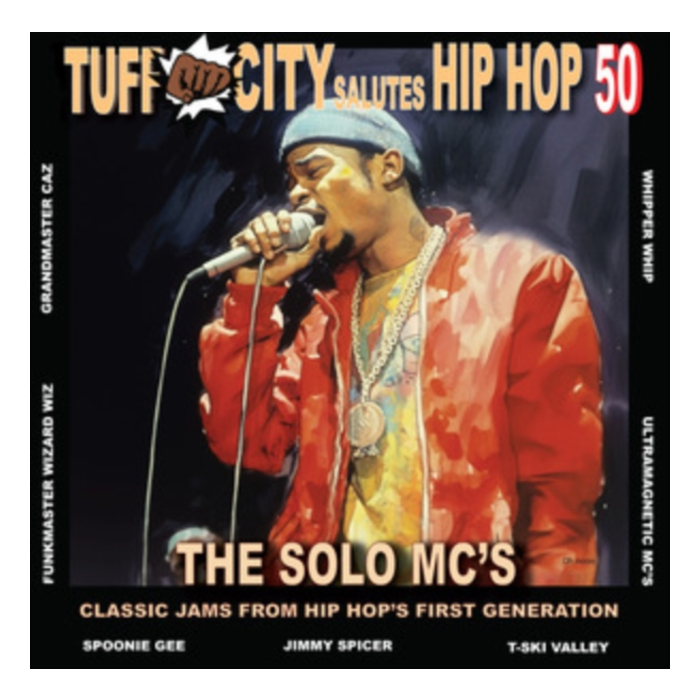 VARIOUS ARTISTS - TUFF CITY SALUTES HIP HOP 50: THE SOLO MCS (HALF RED/HALF YELLOW VINYL/7INCH) (RSD)
