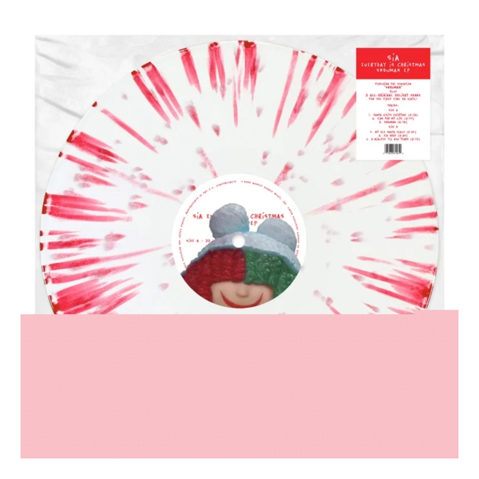 SIA - EVERYDAY IS CHRISTMAS (SNOWMAN EP) (RED & WHITE SPLATTER VINYL)