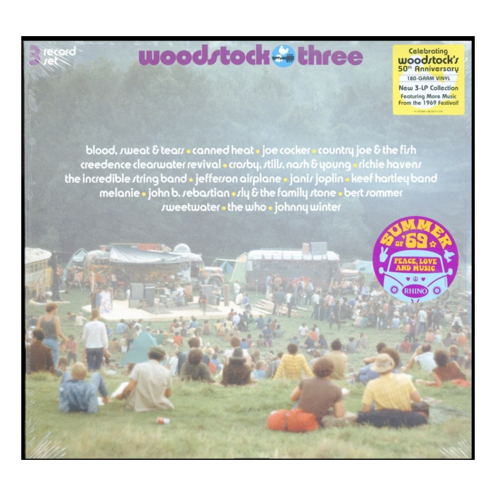 VARIOUS ARTISTS - WOODSTOCK THREE (3LP) (SUMMER OF 69)