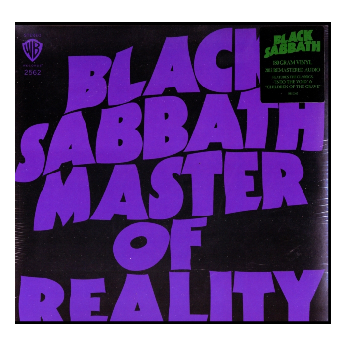 BLACK SABBATH - MASTER OF REALITY (180G)