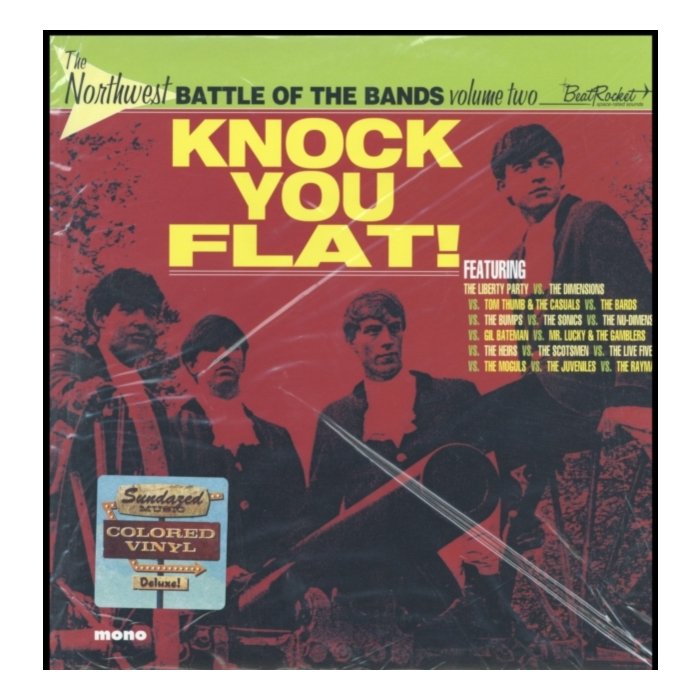 VARIOUS ARTISTS - NORTHWEST BATTLE OF THE BANDS VOL. 2: KNOCK YOU FLAT! (GREEN VINYL)