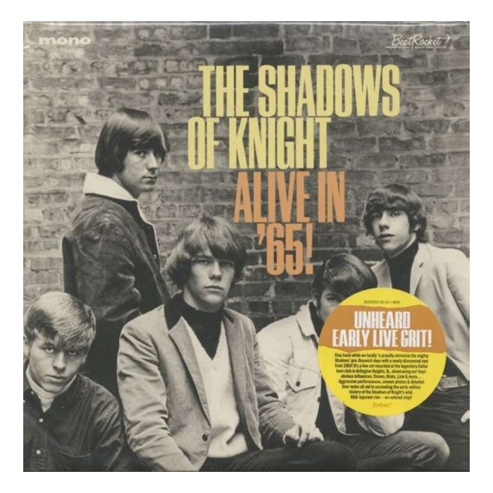 SHADOWS OF KNIGHT - ALIVE IN 65! (GOLD VINYL)