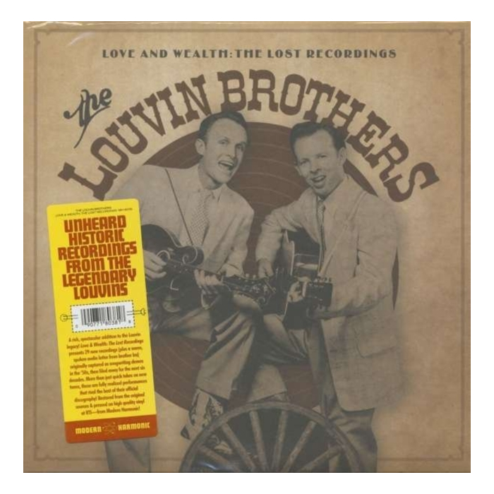 LOUVIN BROTHERS - LOVE &WEALTH: THE LOST RECORDING (2LP/GATEFOLD)