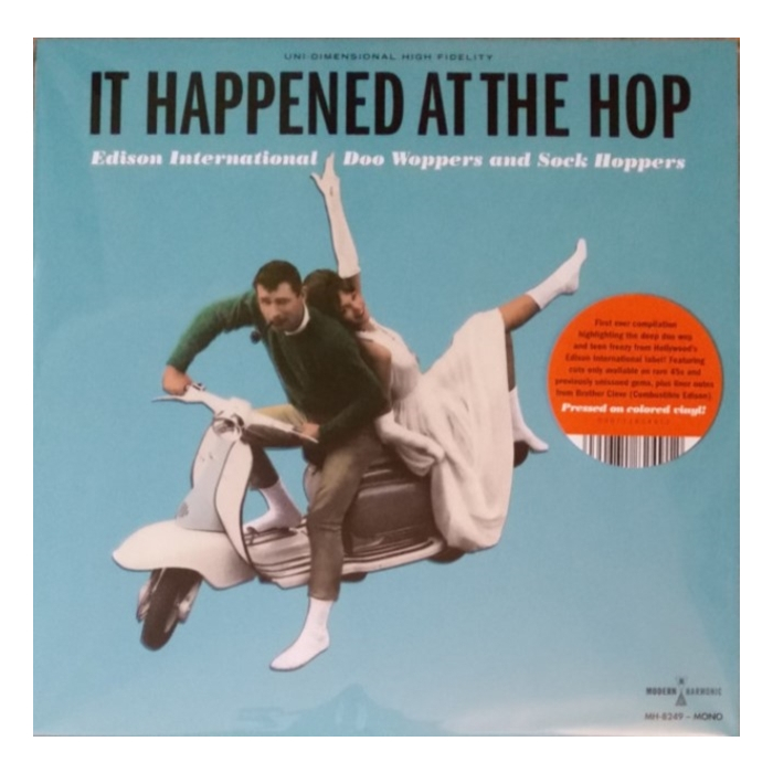 EDISON INTERNATIONAL - IT HAPPENED AT THE HOP: EDISON INTERNATIONAL DOO WOPPERS & SOCK HOPPERS (WHITE VINYL) (RSD)