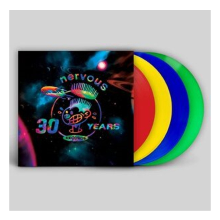 VARIOUS ARTISTS - NERVOUS RECORDS 30 YEARS (PART 1) (4LP/SOLID RED
