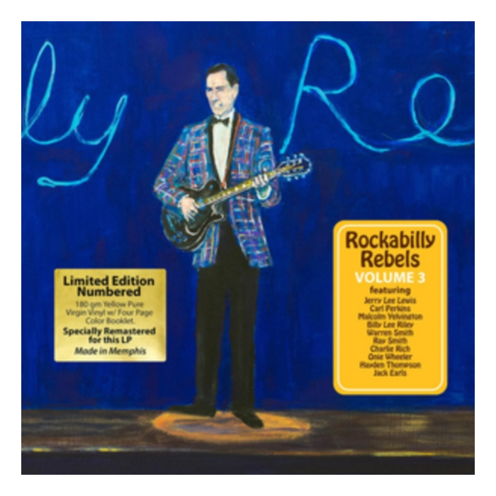 VARIOUS ARTISTS - ROCKABILLY REBELS VOLUME 3 (180G/YELLOW VINYL/NUMBERED/LIMITED)