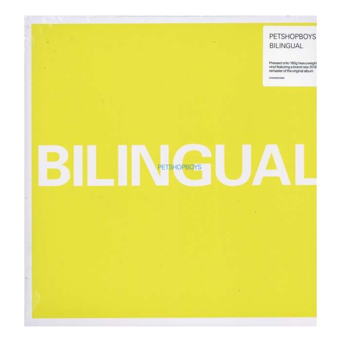 PET SHOP BOYS - BILINGUAL (2018 REMASTERED VERSION) (LP)