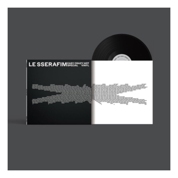 Easy-Crazy-Hot (Special Vinyl/Carbon Black Vinyl) (I) - Le Sserafim