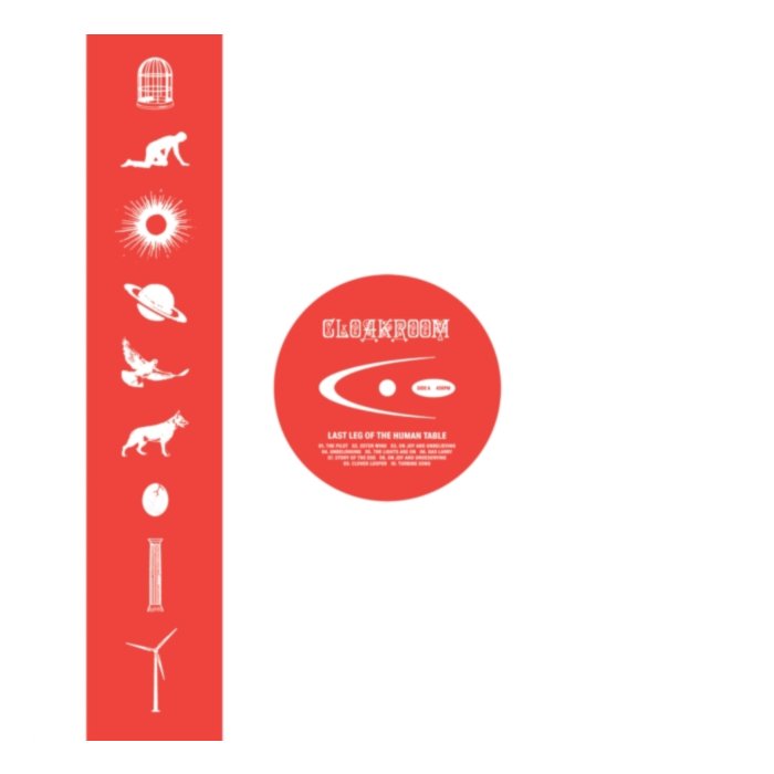 Last Leg Of The Human Table (Clear With Silver Glitter Vinyl) - Cloakroom