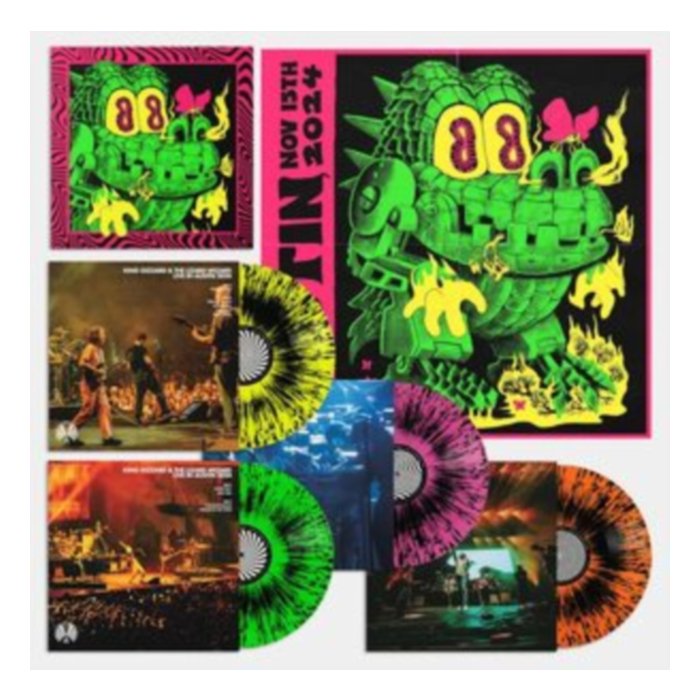 King Gizzard Live In Austin 24 (4Lp/Neon Splatter Vinyl) - King Gizzard & The Lizard Wizard