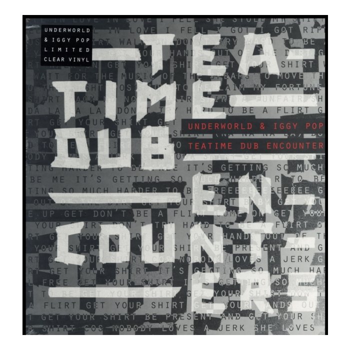 UNDERWORLD / IGGY POP - TEATIME DUB ENCOUNTERS (TRANSLUCENT LP)