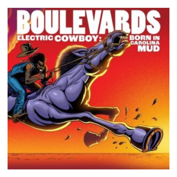 Electric Cowboy: Born In Carolina Mud (Red & Black Swirl Vinyl) (I) - Boulevards