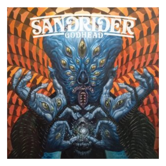 SANDRIDER - GODHEAD (ORANGE & CHARCOAL HAND-POUR VINYL)