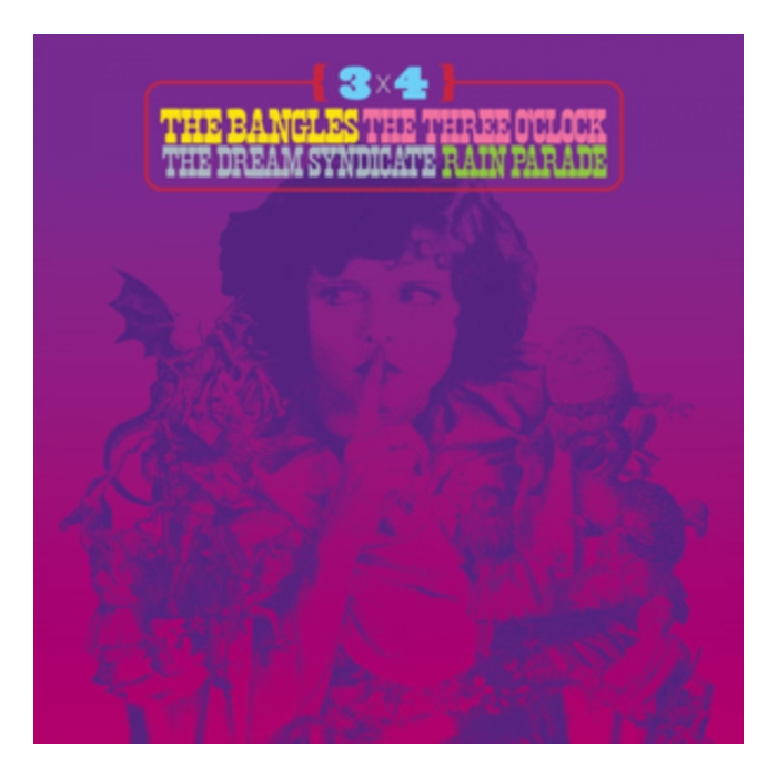 VARIOUS ARTISTS - 3 X 4 (2LP/PSYCHEDELIC SWIRL VINYL)