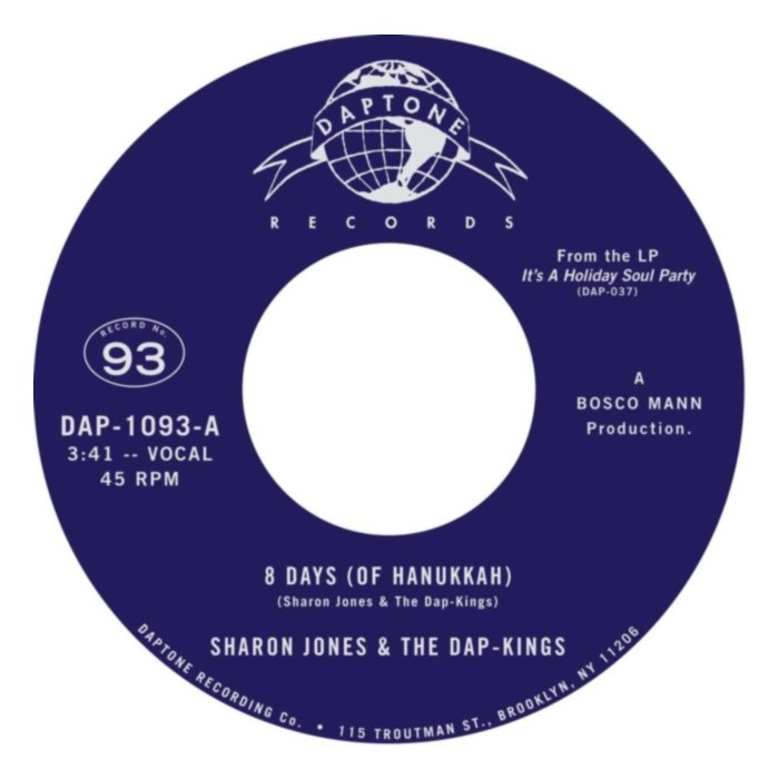 8 Days (Of Hanukkah) / What Does Hanukkah Mean To You - Sharon & The Dap-Kings Jones