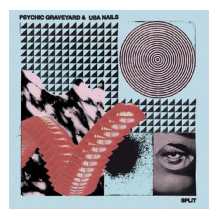 PSYCHIC GRAVEYARD & USA NAILS - SPLIT (RANDOM COLOR VINYL)